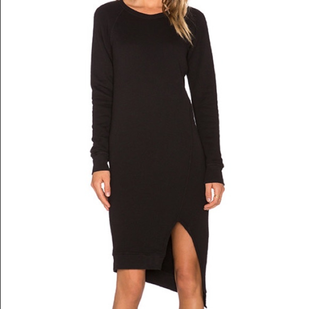 Oak NYC Long Split Front Pullover